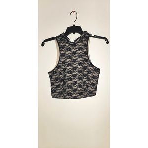 Lace crop top